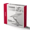 Axagon STND-LR Aluminiowa podstawka z obrotem 360° do laptopów 10″–17.3″. Regulowana wysokość i kąt.