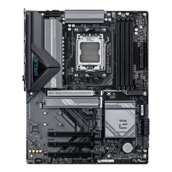 Płyta główna GIGABYTE B850 EAGLE WIFI6E - procesory AMD Ryzen 9000, 8+2+2 fazy cyfrowego VRM, do 8200MHz DDR5 (OC), 1xPCIe 5.0 + 2xPCIe 4.0 M.2, GbE LAN, WIFI 6E, USB 3.2 Gen 2