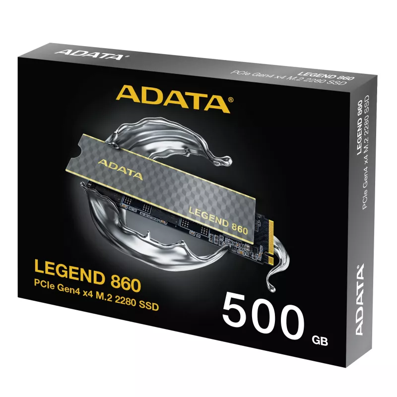 ADATA LEGEND 860 SLEG-860-500GCS wewnętrzny dysk półprzewodnikowy 500 GB M.2 PCI Express 4.0 NVMe 3D NAND