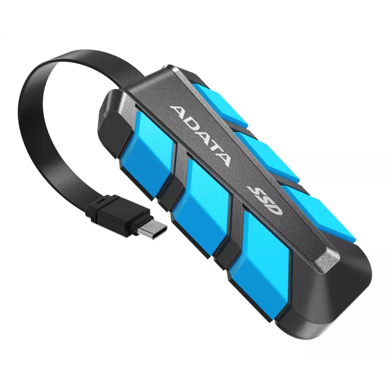 ADATA SC740 500 GB USB Type-C 3.2 Gen 2 (3.1 Gen 2) Czarny, niebieski