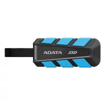 ADATA Externe SSD SC740 2TB Plug&Go niebieski 1050/1000 MIL.STD USB Type-C 3.2 Gen 2 (3.1 Gen 2) Czarny, Niebieski