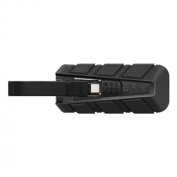 ADATA Externe SSD SC740 2TB Plug&Go niebieski 1050/1000 MIL.STD USB Type-C 3.2 Gen 2 (3.1 Gen 2) Czarny, Niebieski