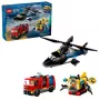 Zestaw konstrukcyjny LEGO City Zestaw kombinowany 60462 — Helikopter i wóz strażacki, 874 elementy, 3 minifigurki, wiek 7+
