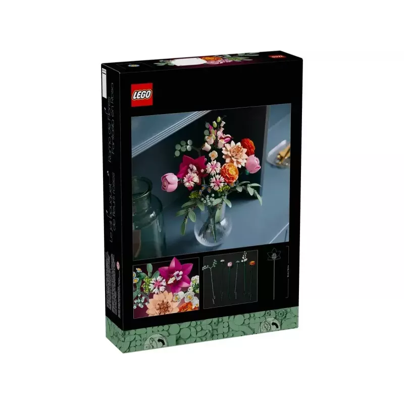 LEGO Icons zestaw konstrukcyjny Bukiet kwiatów 10342 — 749 elementów, model ekspozycyjny, 18+