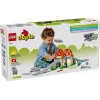LEGO DUPLO Zestaw rozszerzający most kolejowy i tory 10426 – Most kolejowy i zakrzywione tory DUPLO dla małych dzieci