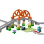 LEGO DUPLO Zestaw rozszerzający most kolejowy i tory 10426 – Most kolejowy i zakrzywione tory DUPLO dla małych dzieci