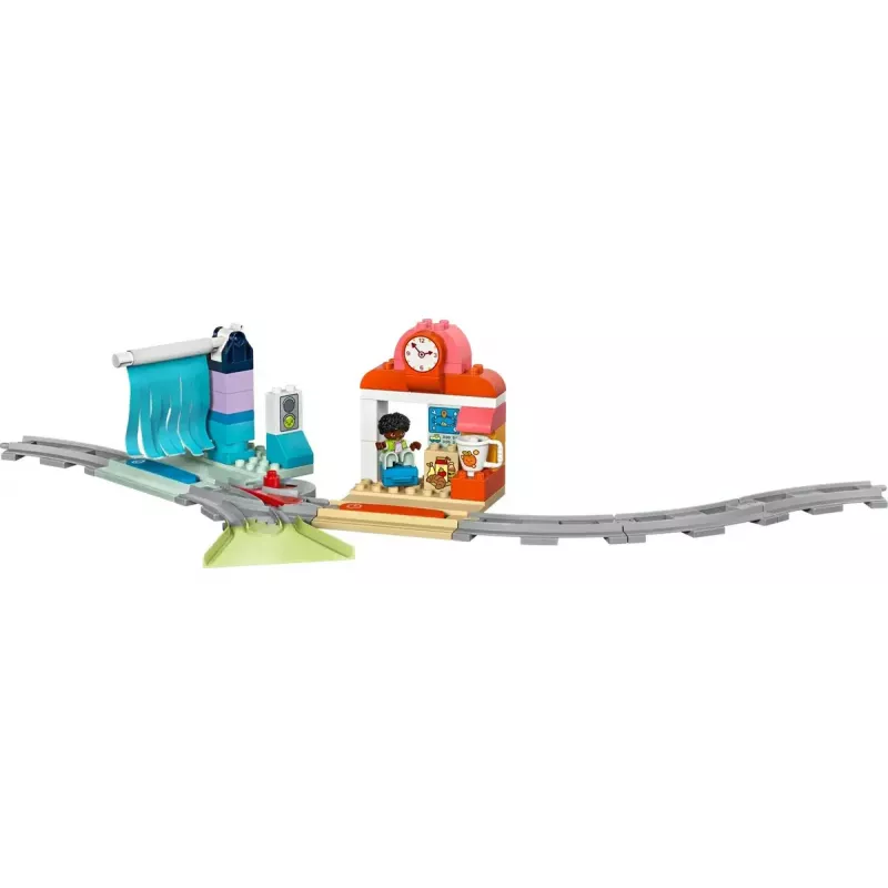 Zestaw kolejkowy dla dzieci LEGO DUPLO 10428 Big Interactive Community Train — duży interaktywny pociąg dla maluchów