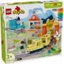 Zestaw kolejkowy dla dzieci LEGO DUPLO 10428 Big Interactive Community Train — duży interaktywny pociąg dla maluchów