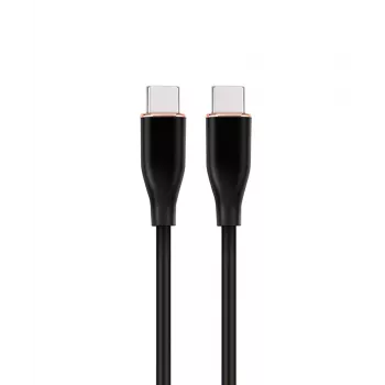 GEMBIRD Premium Silicon Type-C Power Delivery (PD) Charging & Data kabel, 1.5m - Czarny