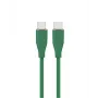 Kabel silikonowy GEMBIRD USB Type-C Power Delivery (PD) 60 W do ładowania i transmisji danych, 1,5 m Midnight zielony