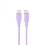 Kabel silikonowy GEMBIRD USB Type-C Power Delivery (PD) 60 W do ładowania i danych, 1,5 m, fioletowy
