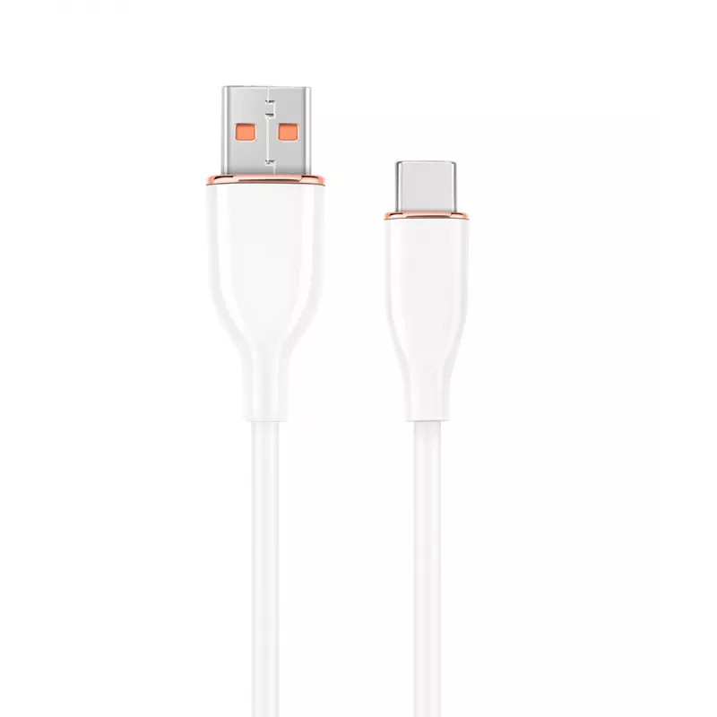 GEMBIRD Premium Silicon Type-C USB Charging And Data kabel, 1,5 m - biały
