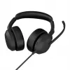 Jabra Evolve2 50 Zestaw słuchawkowy Przewodowy Nagłowny Biuro/Call center USB Type-C / USB Type-A Bluetooth Czarny