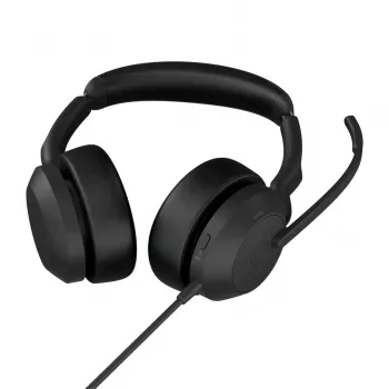 Jabra Evolve2 50 Zestaw słuchawkowy Przewodowy Nagłowny Biuro/Call center USB Type-C / USB Type-A Bluetooth Czarny