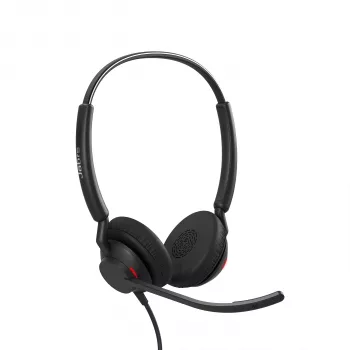 Jabra Engage 40 - (Inline Link) USB-C/A UC Stereo, przewodowy, biuro/centrum telefoniczne, 63 g, słuchawki, czarny