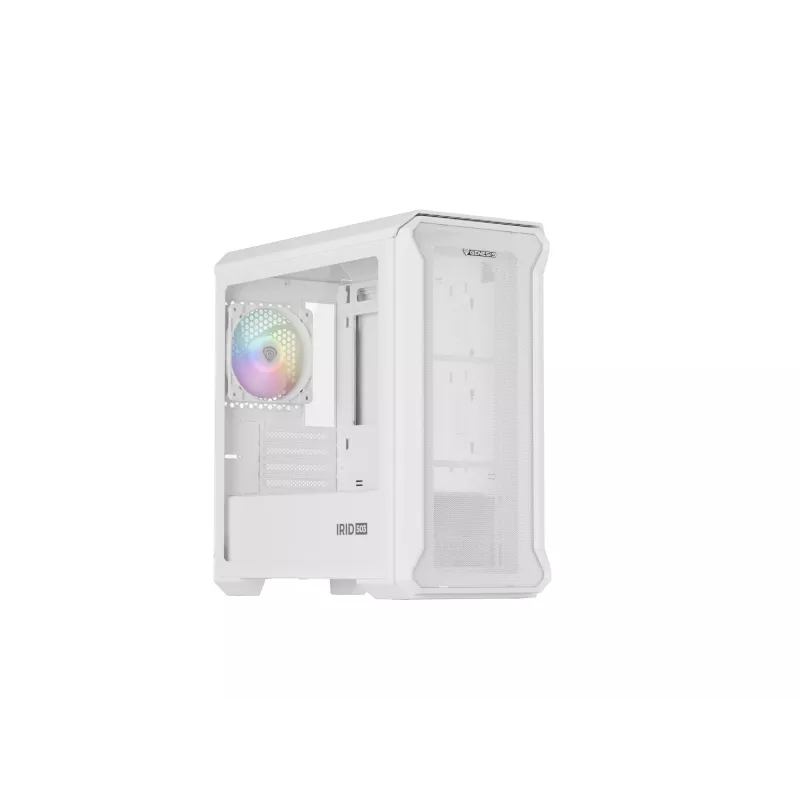 GENESIS Irid 503 Mini Tower Transparent, biały