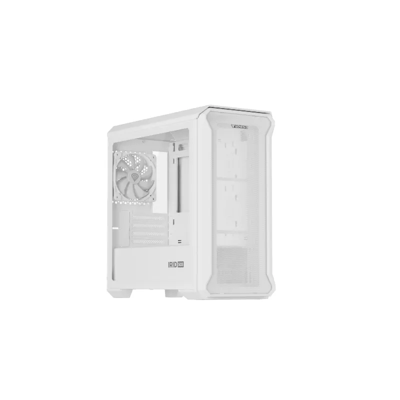 GENESIS Irid 503 Mini Tower Transparent, biały