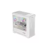 GENESIS Irid 503 Mini Tower Transparent, biały