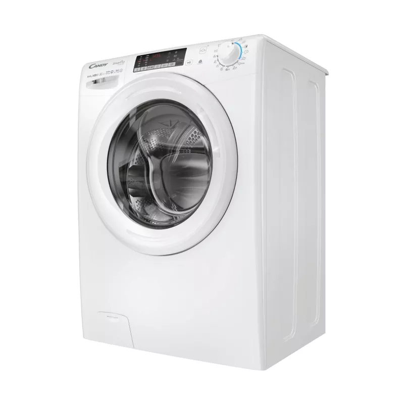 Pralko-suszarka Candy Smart Pro COW 4644TWM6/1-S Wolnostojąca Ładowana od przodu Biała