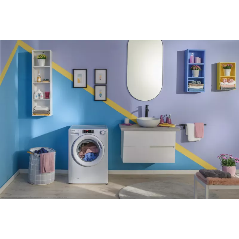 Pralko-suszarka Candy Smart Pro COW 4644TWM6/1-S Wolnostojąca Ładowana od przodu Biała