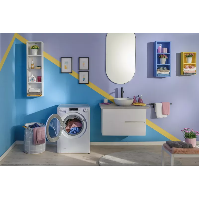 Pralko-suszarka Candy Smart Pro COW 4644TWM6/1-S Wolnostojąca Ładowana od przodu Biała