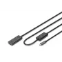 Aktywny przedłużacz USB-C DIGITUS - 5G USB 3.2 Gen1 USB-C - USB-A (M/F) - 10m