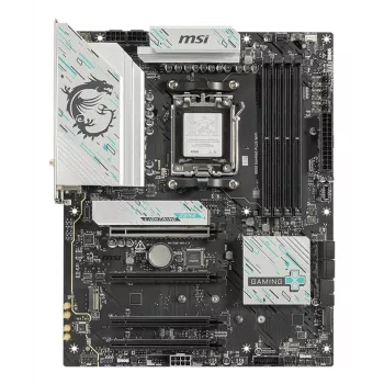 Płyta główna MSI B850 GAMING PLUS WIFI ATX — AMD B850, Socket AM5, DDR5, 4x DIMM, Wi‑Fi 7, 5Gb LAN, 3x M.2, HDMI 2.1