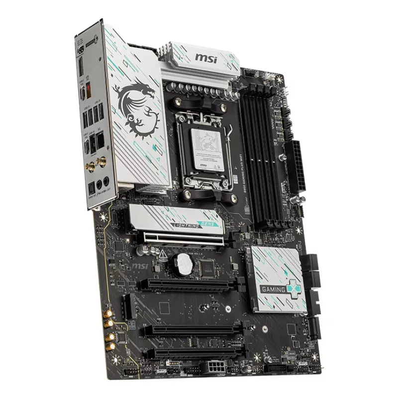 Płyta główna MSI B850 GAMING PLUS WIFI ATX — AMD B850, Socket AM5, DDR5, 4x DIMM, Wi‑Fi 7, 5Gb LAN, 3x M.2, HDMI 2.1