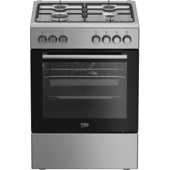 Kuchenka Beko FBE62130GXDN wolnostojąca Elektryczna Gazowa Czarna