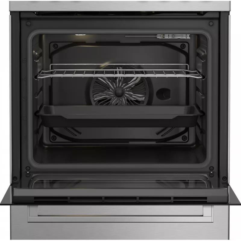 Kuchenka Beko FBE62130GXDN wolnostojąca Elektryczna Gazowa Czarna