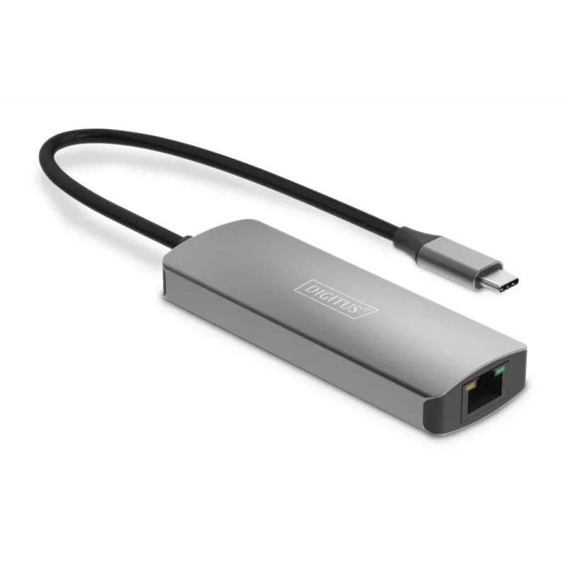 Zestaw przedłużacza wideo DIGITUS USB-C - HDMI 4K/120Hz CAT6 30m