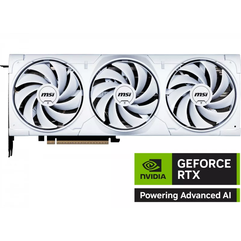 Karta graficzna MSI GeForce RTX 5080 16 GB GDDR7, PCIe 5.0, 256-bit, 303 mm, 360 W, 3xDP 1xHDMI, biała