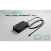Uniwersalna ładowarka i-tec USB-C PD 3.1 140 W, wewnętrzna, AC, 28 V, 5 A, czarna