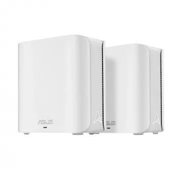 ASUS ZenWiFi BD4 (2 szt. EU+UK) Dwuzakresowy (2,4 GHz / 5 GHz) Wi-Fi 7 (802.11be) Biały Wewnętrzny