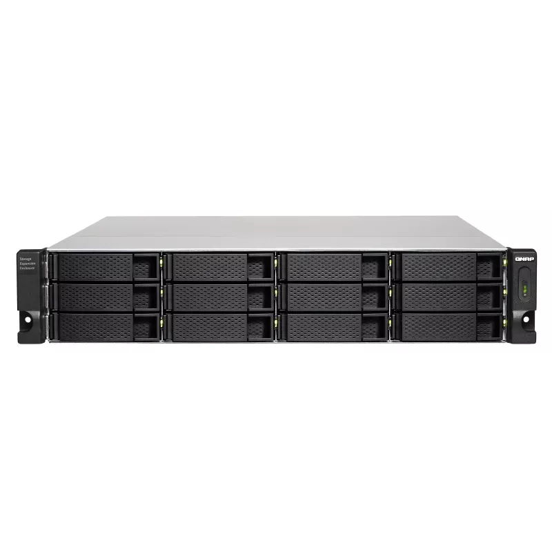 QNAP - TL-R1200C-RP - Festplatten-Array - 12 Schächte (SATA-600) USB 3.2 Gen 2 (extern) Rack einbaufähig 2U