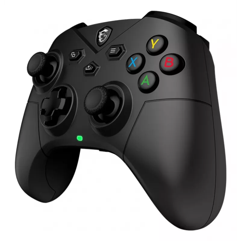 MSI FORCE GC300 WIRELESS Czarny USB 2.0 Gamepad Analogue PC