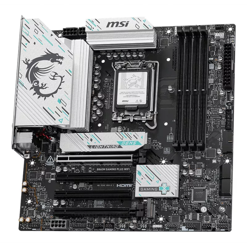 MSI B860M GAMING PLUS WIFI płyta główna Intel B860 LGA 1851 (Socket V1) micro ATX