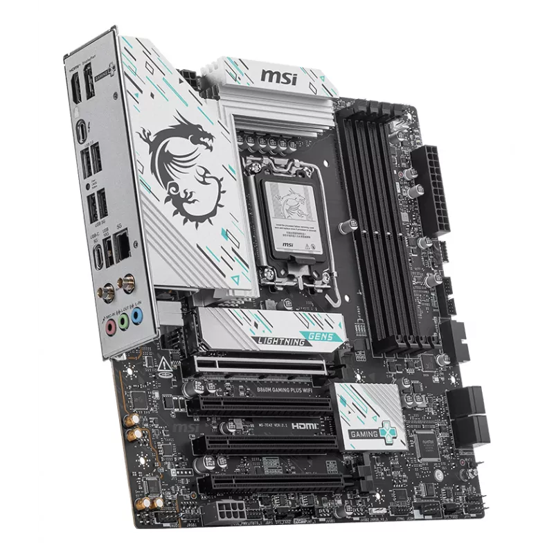 MSI B860M GAMING PLUS WIFI płyta główna Intel B860 LGA 1851 (Socket V1) micro ATX