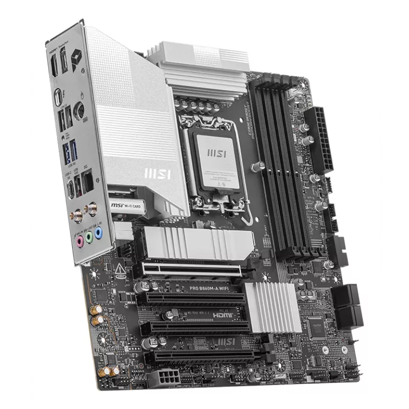 Płyta główna MSI PRO B860M-A WIFI, Intel B860, LGA 1851 (Socket V1), micro ATX