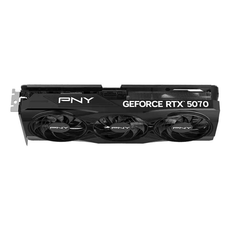 PNY GeForce RTX 5070 12 GB OC Triple Fan - 12 GB GDDR7 - DisplayPort 2.1b / HDMI 2.1b