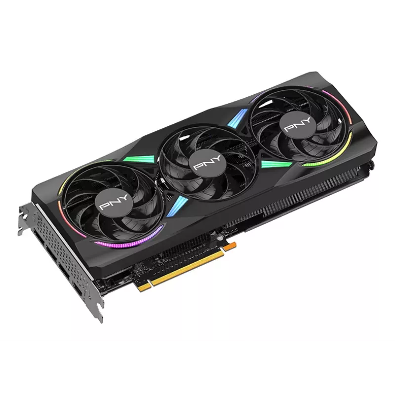 PNY GeForce RTX 5070 12 GB ARGB Overclocked Triple Fan - 12 GB GDDR7 - DisplayPort 2.1b / HDMI 2.1b