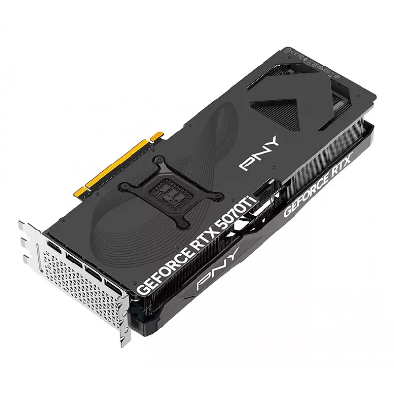 PNY GeForce RTX 5070 Ti 16GB Overclocked Triple Fan - 16GB GDDR7 - DisplayPort 2.1b / HDMI 2.1b