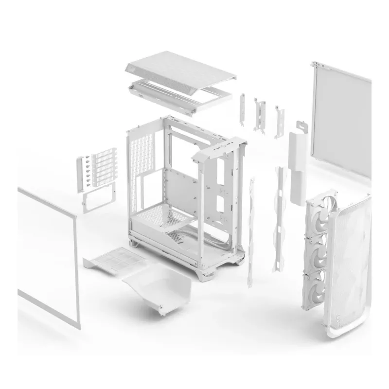 FRACTAL DESIGN Meshify 3 biały Tg Clear Tint