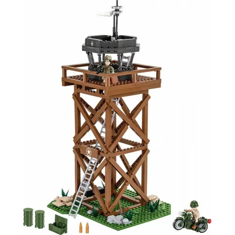Zestaw konstrukcyjny Cobi Blocks Control Tower 664 elementy model COBI-3125