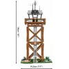 Zestaw konstrukcyjny Cobi Blocks Control Tower 664 elementy model COBI-3125