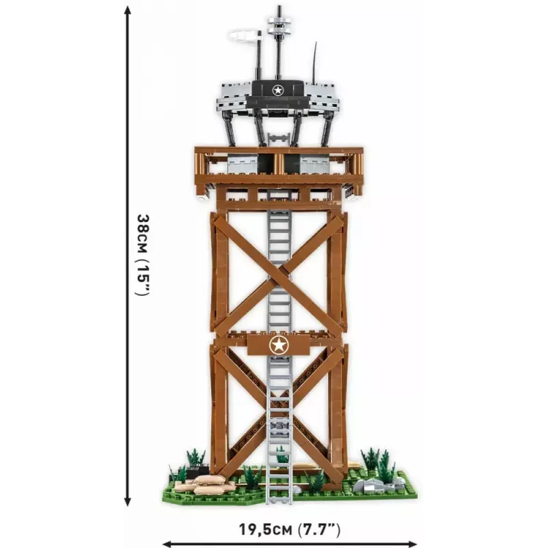 Zestaw konstrukcyjny Cobi Blocks Control Tower 664 elementy model COBI-3125