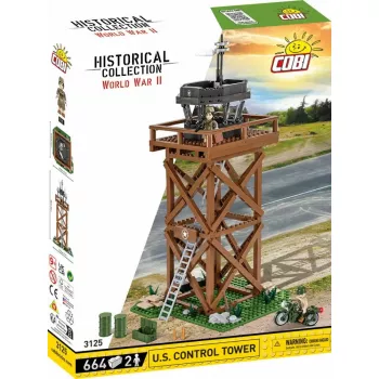 Zestaw konstrukcyjny Cobi Blocks Control Tower 664 elementy model COBI-3125