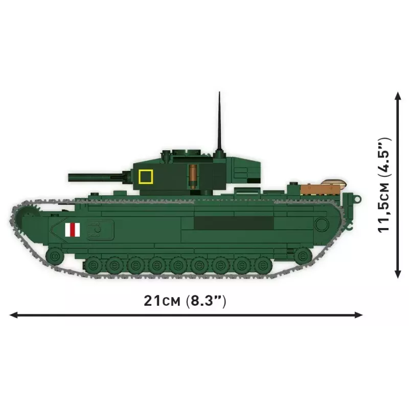 Cobi Blocks Mark IV Churchill zestaw konstrukcyjny, 668 elementów (COBI-3128)