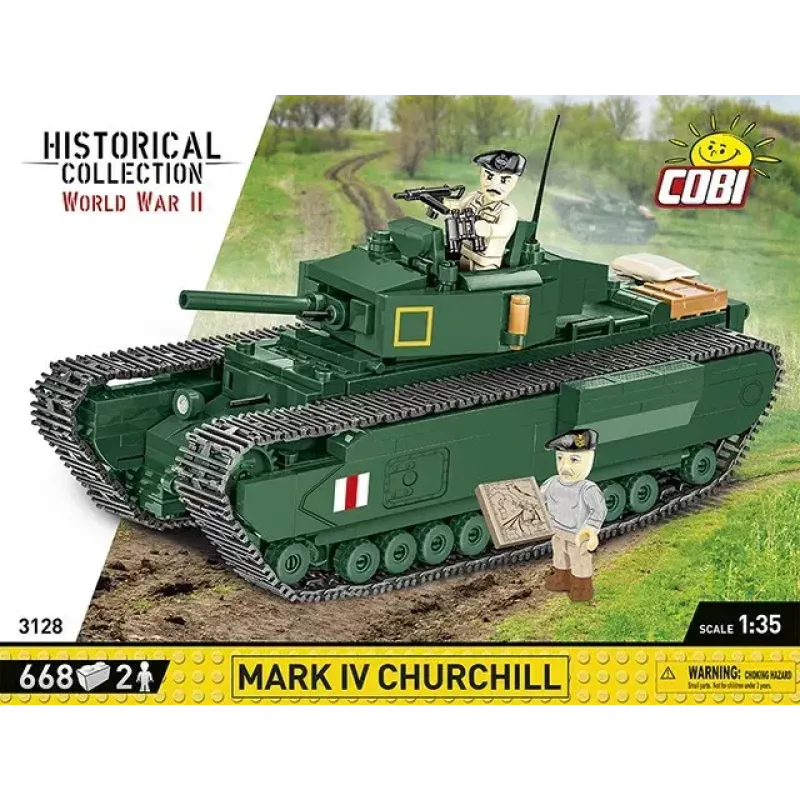 Cobi Blocks Mark IV Churchill zestaw konstrukcyjny, 668 elementów (COBI-3128)