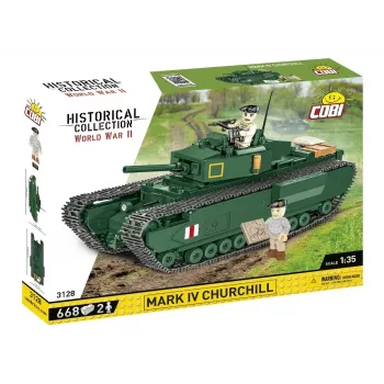 Cobi Blocks Mark IV Churchill zestaw konstrukcyjny, 668 elementów (COBI-3128)
